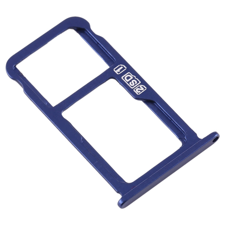 SIM Card Tray + SIM Card Tray / Micro SD Card Tray for Nokia  X7 / 8.1 / 7.1 Plus / TA-1131(Blue) - Card Tray by PMc TechLife | Online Shopping South Africa | PMc TechLife | Buy Now Pay Later Mobicred