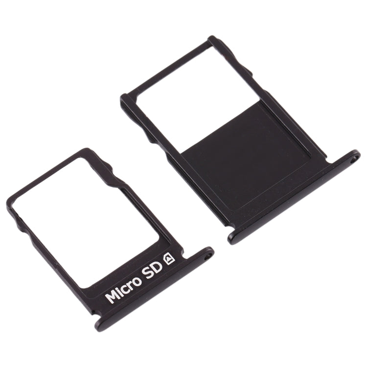 SIM Card Tray + Micro SD Card Tray for Nokia  3 TA-1020 TA-1028 TA-1032 TA-1038(Black) - Card Tray by PMc TechLife | Online Shopping South Africa | PMc TechLife | Buy Now Pay Later Mobicred