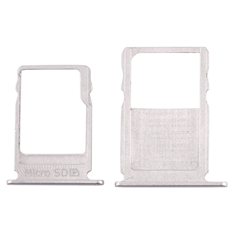 SIM Card Tray + Micro SD Card Tray for Nokia  3 TA-1020 TA-1028 TA-1032 TA-1038(Silver) - Card Tray by PMc TechLife | Online Shopping South Africa | PMc TechLife | Buy Now Pay Later Mobicred