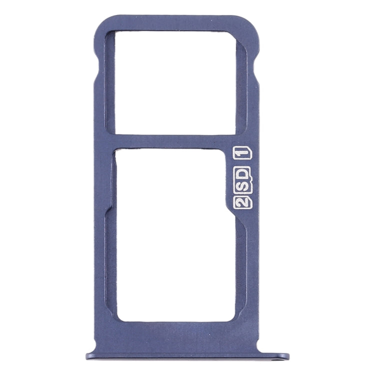 SIM Card Tray + SIM Card Tray / Micro SD Card Tray for Nokia X6 (2018) / TA-1099 / 6.1 Plus (Blue) - Card Tray by PMc TechLife | Online Shopping South Africa | PMc TechLife | Buy Now Pay Later Mobicred