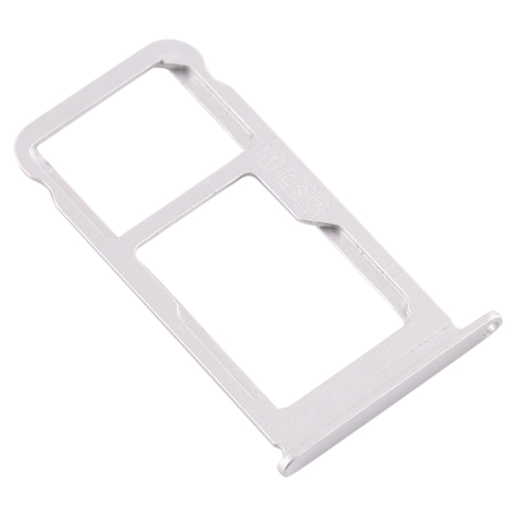 SIM Card Tray + SIM Card Tray / Micro SD Card Tray for Nokia X6 (2018) / TA-1099 / 6.1 Plus (White) - Card Tray by PMc TechLife | Online Shopping South Africa | PMc TechLife | Buy Now Pay Later Mobicred
