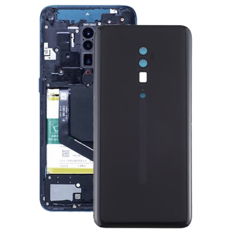 For OPPO Reno 10x zoom Battery Back Cover (Black) - Back Cover by PMC TechLife | Online Shopping South Africa | PMC TechLife | Buy Now Pay Later Mobicred