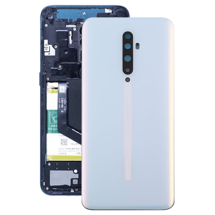 For OPPO Reno2 Z Battery Back Cover (White) - Back Cover by PMC TechLife | Online Shopping South Africa | PMC TechLife | Buy Now Pay Later Mobicred