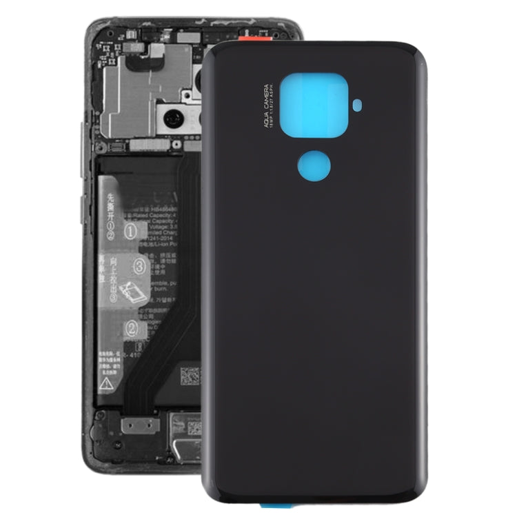 Back Cover for Huawei Mate 30 Lite(Black) - Back Cover by PMC TechLife | Online Shopping South Africa | PMC TechLife | Buy Now Pay Later Mobicred