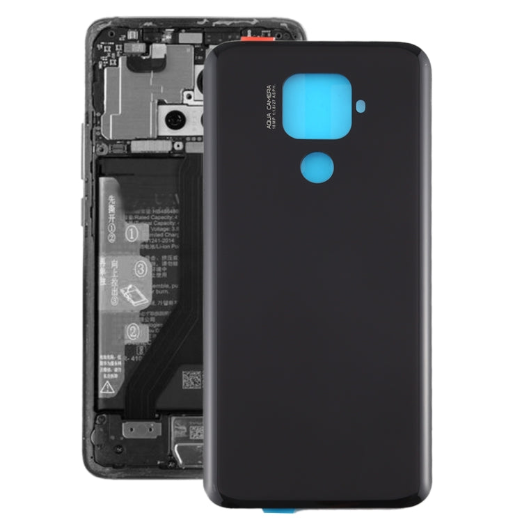 Back Cover for Huawei Mate 30 Lite(Black) - Back Cover by PMC Jewellery | Online Shopping South Africa | PMC Jewellery | Buy Now Pay Later Mobicred