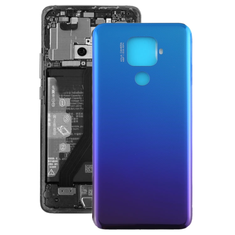 Back Cover for Huawei Nova 5i Pro(Blue) - Back Cover by PMC TechLife | Online Shopping South Africa | PMC TechLife | Buy Now Pay Later Mobicred