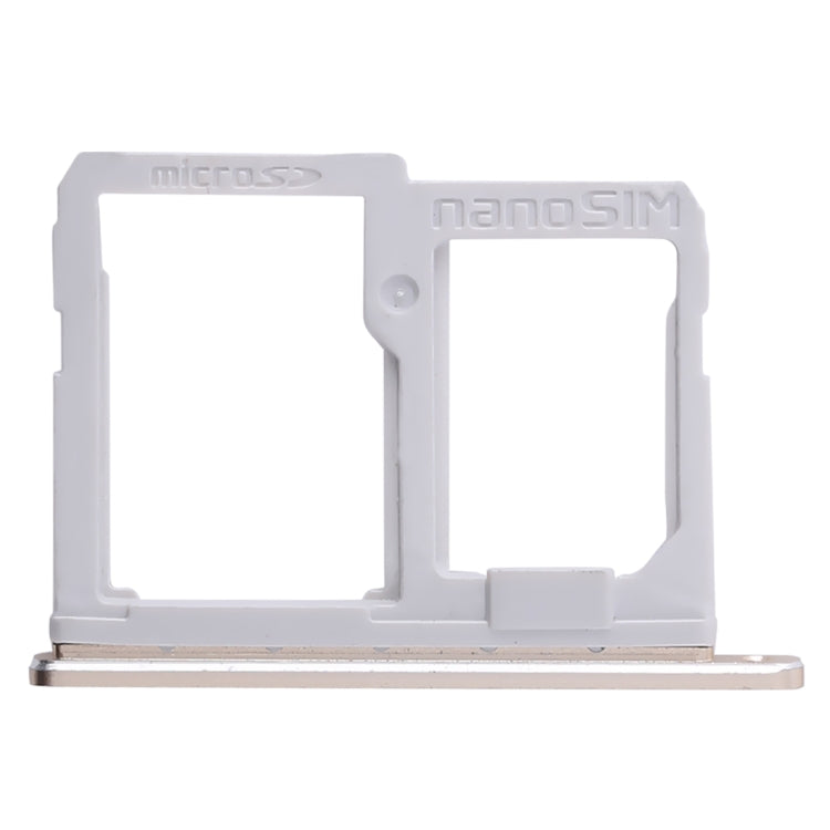SIM Card Tray + Micro SD Card Tray for LG Q6 / M700 / M700N / G6 Mini(Gold) - For LG by PMc TechLife | Online Shopping South Africa | PMc TechLife | Buy Now Pay Later Mobicred