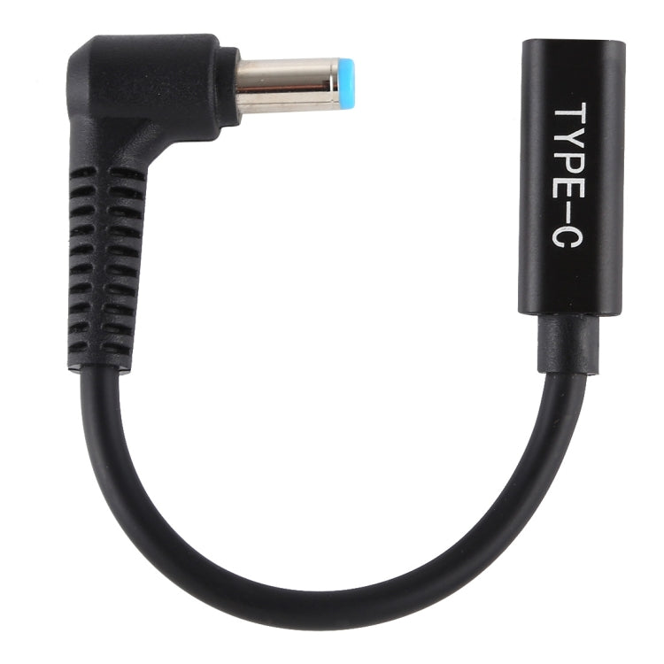 DP 5.5 x 1.7mm to Type-C Female Power Adapter Charger Cable (Black) - Universal Power Adapter by PMC TechLife | Online Shopping South Africa | PMC TechLife | Buy Now Pay Later Mobicred