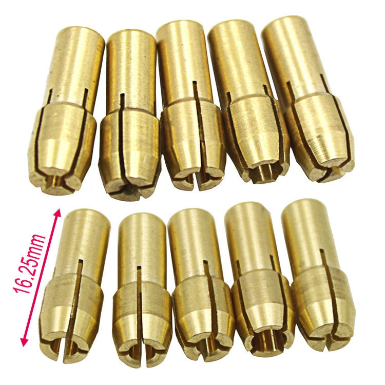10 PCS Three-claw Copper Clamp Nut for Electric Mill Fittings���Bore diameter: 3.2mm - Hex Key & Spanner by PMC TechLife | Online Shopping South Africa | PMC TechLife | Buy Now Pay Later Mobicred