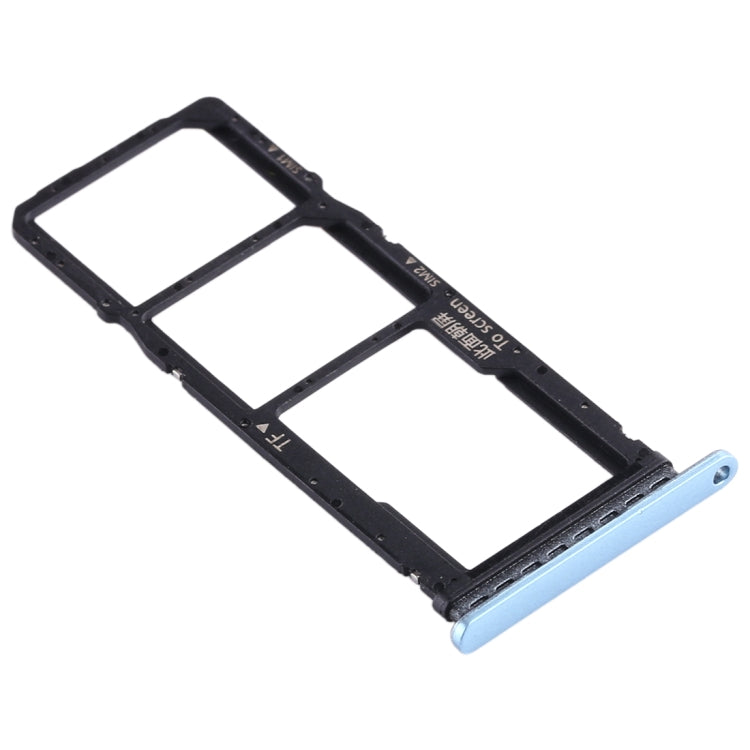 SIM Card Tray + SIM Card Tray + Micro SD Card Tray for Huawei Enjoy 10 / Honor Play 3 (Blue) - free shipping - PMc TechLife - Order now!