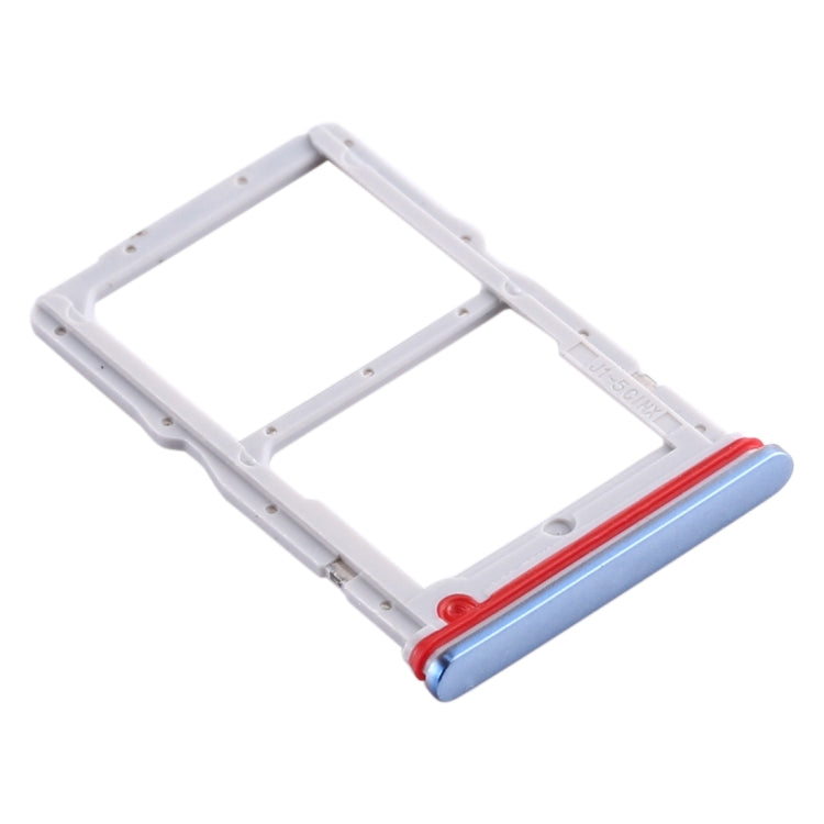 SIM Card Tray + NM Card Tray for Huawei Honor 30S / Nova 7 SE (Blue) - Card Socket by PMc TechLife | Online Shopping South Africa | PMc TechLife | Buy Now Pay Later Mobicred