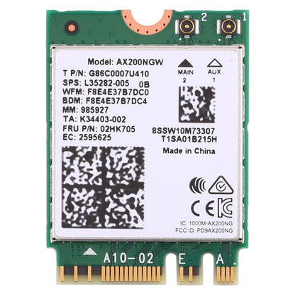 Dual Band AX200 2400Mbps Wireless AX200NGW NGFF M.2 Bluetooth 5.0 Wifi Network Card 2.4G/5G 802.11 ac/ax - USB Network Adapter by PMC Jewellery | Online Shopping South Africa | PMC Jewellery | Buy Now Pay Later Mobicred