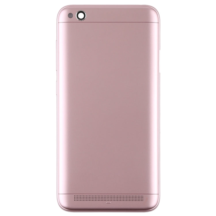 Back Cover with Camera Lens & Side Keys for Xiaomi Redmi 5A(Rose Gold) - Back Cover by PMc TechLife | Online Shopping South Africa | PMc TechLife | Buy Now Pay Later Mobicred