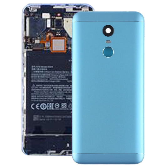 Back Cover with Camera Lens & Side Keys for Xiaomi Redmi 5 Plus(Blue) - Back Cover by PMC Jewellery | Online Shopping South Africa | PMC Jewellery | Buy Now Pay Later Mobicred
