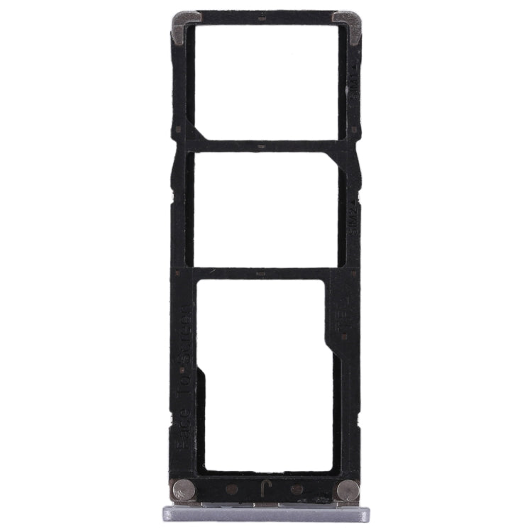 2 SIM Card Tray + Micro SD Card Tray for Xiaomi Redmi Note 5A(Grey) - Card Tray by PMc TechLife | Online Shopping South Africa | PMc TechLife | Buy Now Pay Later Mobicred