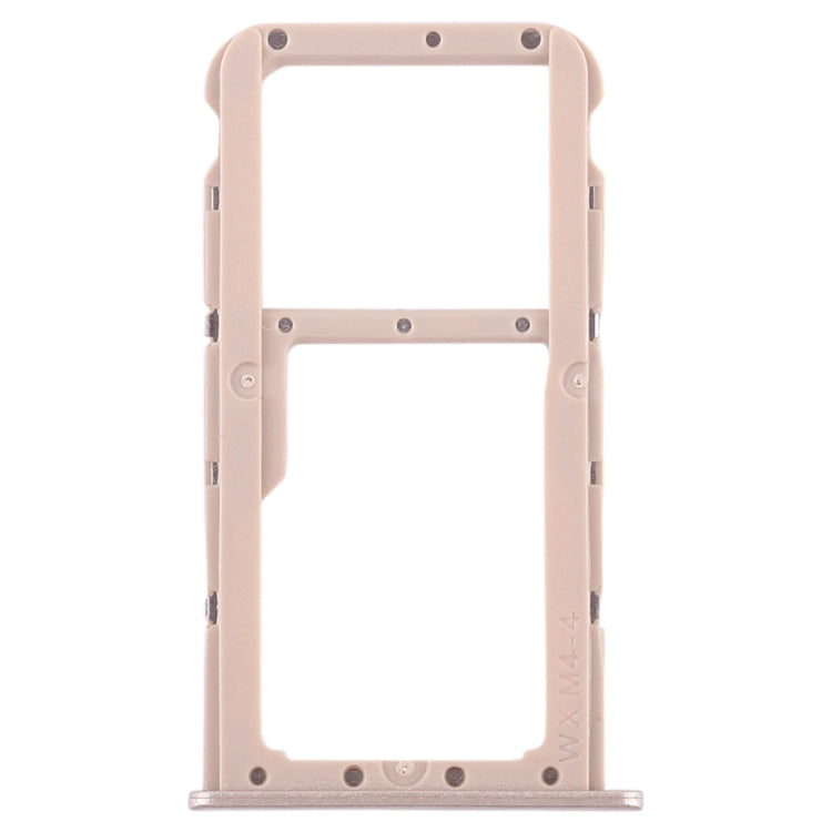 SIM Card Tray + SIM Card Tray / Micro SD Card Tray for Huawei Honor Play 7X (Gold) - Card Socket by PMc TechLife | Online Shopping South Africa | PMc TechLife | Buy Now Pay Later Mobicred