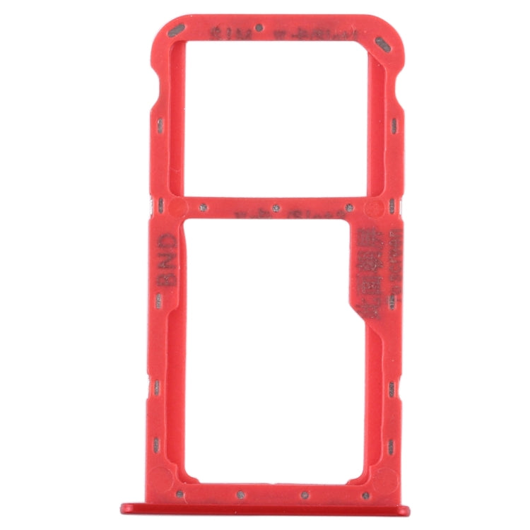 SIM Card Tray + SIM Card Tray / Micro SD Card Tray for Huawei Honor Play 7X (Red) - free shipping - PMc TechLife - Order now!