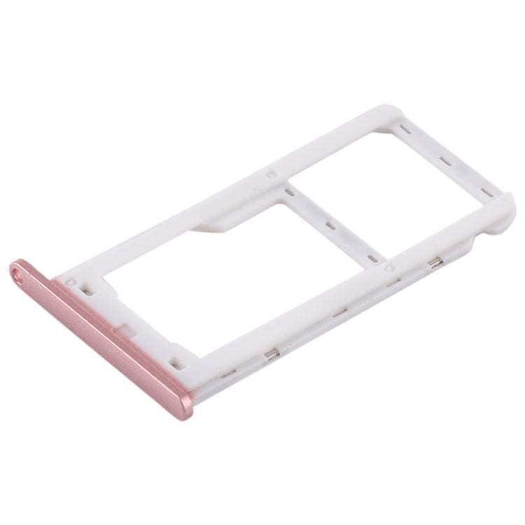 SIM Card Tray + SIM Card Tray / Micro SD Card for Huawei Enjoy 7 (Pink) - Card Socket by PMc TechLife | Online Shopping South Africa | PMc TechLife | Buy Now Pay Later Mobicred