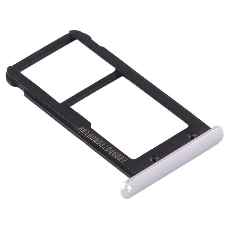 SIM Card Tray + Micro SD Card Tray for Huawei MediaPad M3 8.4 (4G Version) (Silver) - Card Socket by PMC TechLife | Online Shopping South Africa | PMC TechLife | Buy Now Pay Later Mobicred