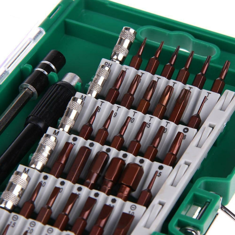60 in 1 S2 Tool Steel Precision Screwdriver Nutdriver Bit Repair Tools Kit(Green) - Screwdriver Set by PMC TechLife | Online Shopping South Africa | PMC TechLife | Buy Now Pay Later Mobicred