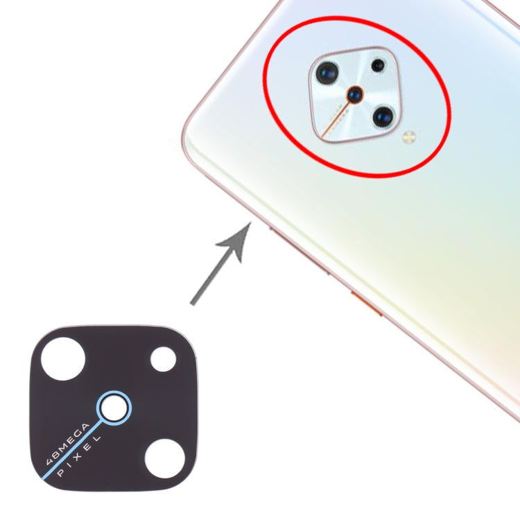 For Vivo Y9s 10pcs Back Camera Lens (Black) - Camera Parts by PMc TechLife | Online Shopping South Africa | PMc TechLife | Buy Now Pay Later Mobicred