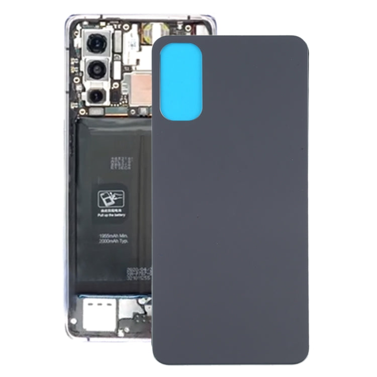 For OPPO Reno4 5G Battery Back Cover (Black) - Back Cover by PMC TechLife | Online Shopping South Africa | PMC TechLife | Buy Now Pay Later Mobicred