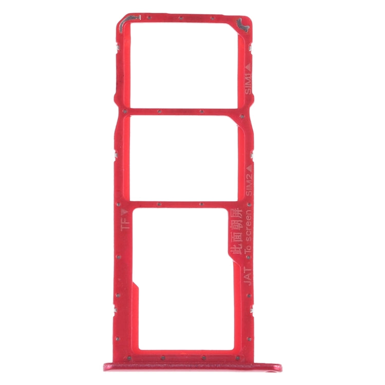 SIM Card Tray + SIM Card Tray + Micro SD Card for Huawei Honor Play 8A (Red) - free shipping - PMC TechLife - Order now!