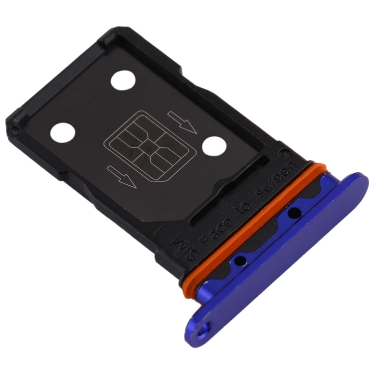 For OPPO Reno3 Pro 5G / Find X2 Neo SIM Card Tray(Blue) - Card Tray by PMc TechLife | Online Shopping South Africa | PMc TechLife | Buy Now Pay Later Mobicred