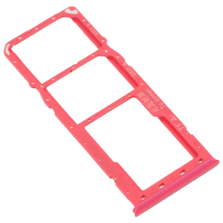 For OPPO Realme 3 SIM Card Tray + SIM Card Tray + Micro SD Card Tray (Red) - free shipping - PMC TechLife - Order now!