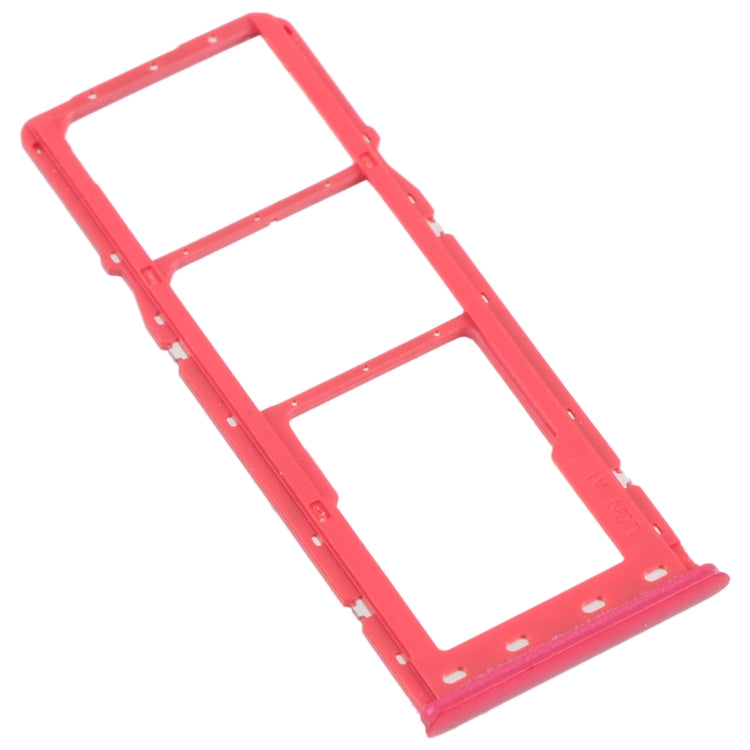 For OPPO Realme 3 SIM Card Tray + SIM Card Tray + Micro SD Card Tray (Red) - free shipping - PMC TechLife - Order now!
