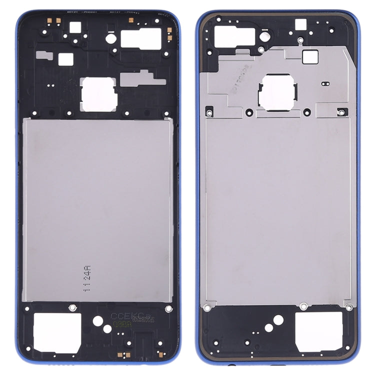 For OPPO F9 / A7X Middle Frame Bezel Plate (Blue) - Frame Bezel Plate by PMC TechLife | Online Shopping South Africa | PMC TechLife | Buy Now Pay Later Mobicred