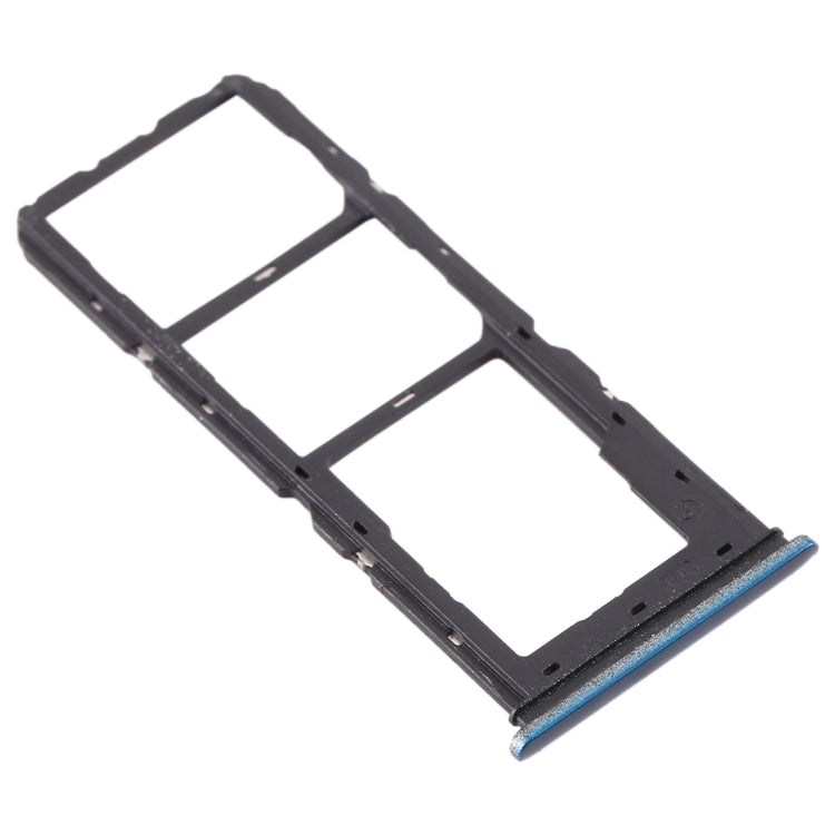 For vivo Y3 SIM Card Tray + SIM Card Tray + Micro SD Card Tray (Dark Blue) - Card Socket by PMc TechLife | Online Shopping South Africa | PMc TechLife | Buy Now Pay Later Mobicred