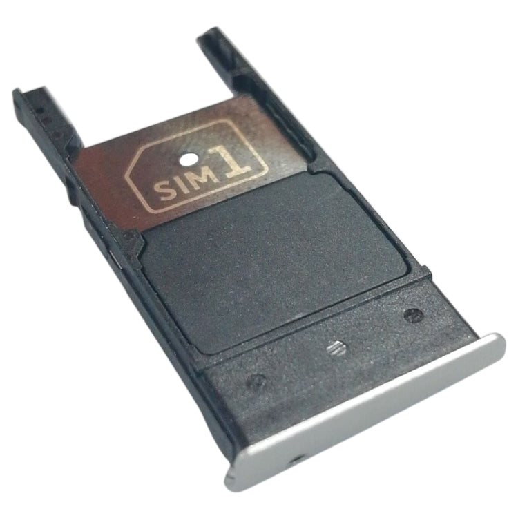 SIM Card Tray + Micro SD Card Tray for Motorola Moto X Style / XT1575(Silver) - Card Socket by PMc TechLife | Online Shopping South Africa | PMc TechLife | Buy Now Pay Later Mobicred