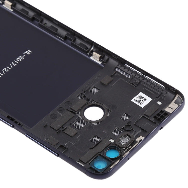 Back Cover with Camera Lens & Side Keys for Asus Zenfone Max Plus (M1) / ZB570TL(Black) - Back Cover by PMC TechLife | Online Shopping South Africa | PMC TechLife | Buy Now Pay Later Mobicred