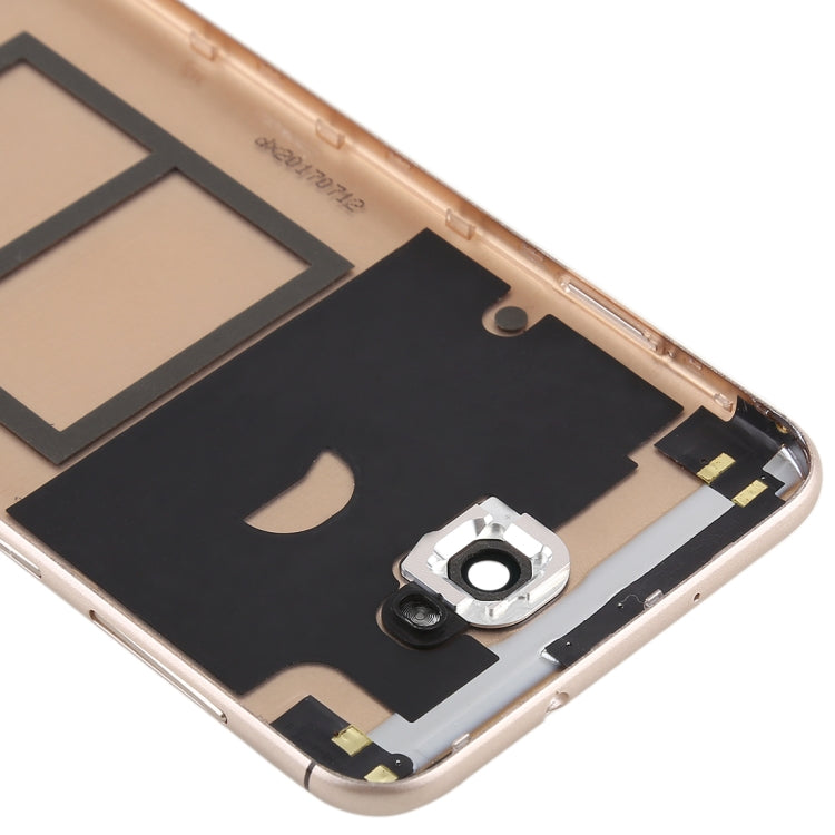 Back Cover with Side Keys & Camera Lens for Asus ZenFone 4 Selfie ZD553KL(Gold) - Back Cover by PMC TechLife | Online Shopping South Africa | PMC TechLife | Buy Now Pay Later Mobicred