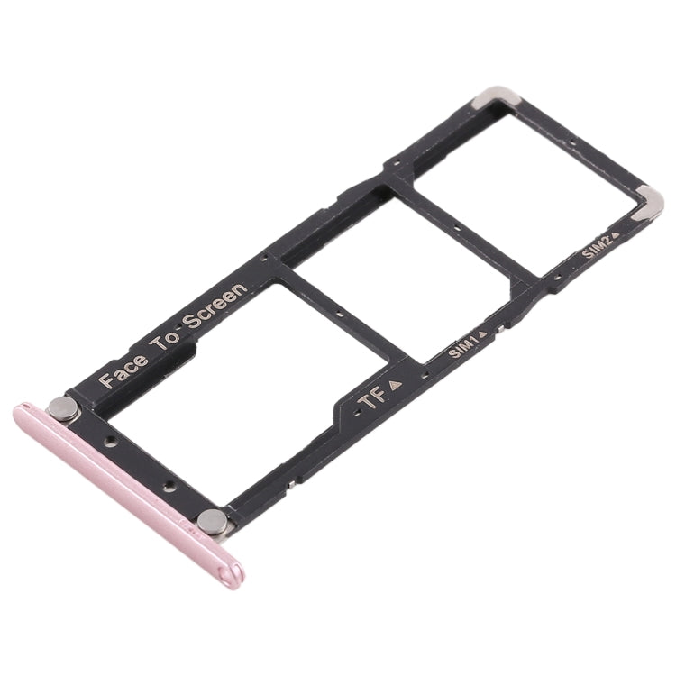 2 SIM Card Tray + Micro SD Card Tray for Asus ZenFone 4 Max ZC520KL(Rose Gold) - Card Tray by PMc TechLife | Online Shopping South Africa | PMc TechLife | Buy Now Pay Later Mobicred