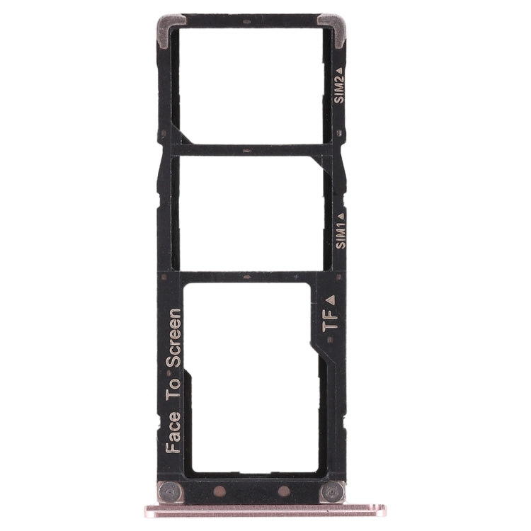 2 SIM Card Tray + Micro SD Card Tray for Asus Zenfone 4 Max ZC554KL(Rose Gold) - Card Tray by PMc TechLife | Online Shopping South Africa | PMc TechLife | Buy Now Pay Later Mobicred