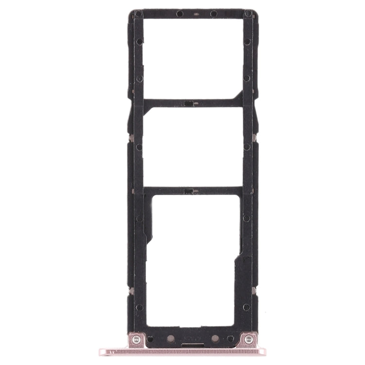 2 SIM Card Tray + Micro SD Card Tray for Asus Zenfone 4 Max ZC554KL(Rose Gold) - Card Tray by PMc TechLife | Online Shopping South Africa | PMc TechLife | Buy Now Pay Later Mobicred