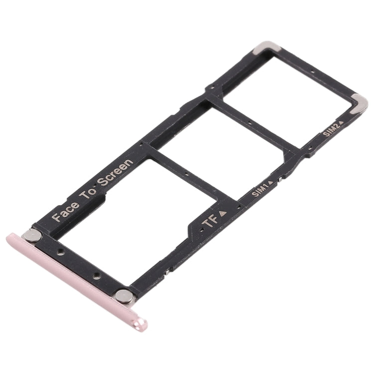 2 SIM Card Tray + Micro SD Card Tray for Asus Zenfone 4 Max ZC554KL(Rose Gold) - Card Tray by PMc TechLife | Online Shopping South Africa | PMc TechLife | Buy Now Pay Later Mobicred