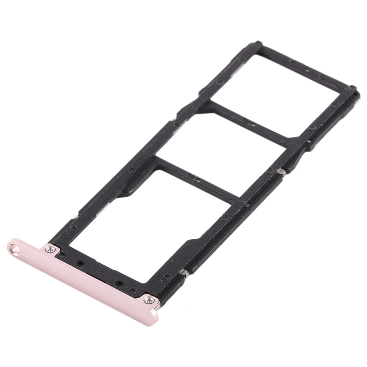 2 SIM Card Tray + Micro SD Card Tray for Asus Zenfone 4 Max ZC554KL(Rose Gold) - Card Tray by PMc TechLife | Online Shopping South Africa | PMc TechLife | Buy Now Pay Later Mobicred