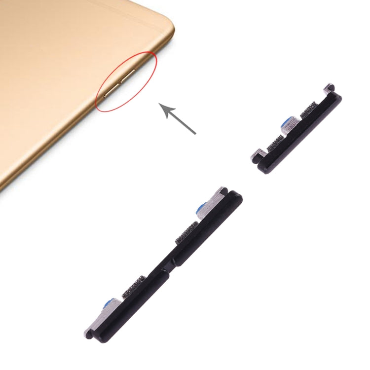 For OPPO R11 Side Keys(Black) - Home key & Side Key by PMc TechLife | Online Shopping South Africa | PMc TechLife | Buy Now Pay Later Mobicred