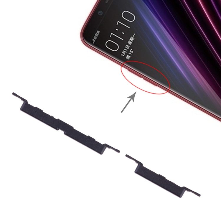 For OPPO A1 Side Keys(Black) - Home key & Side Key by PMc TechLife | Online Shopping South Africa | PMc TechLife | Buy Now Pay Later Mobicred