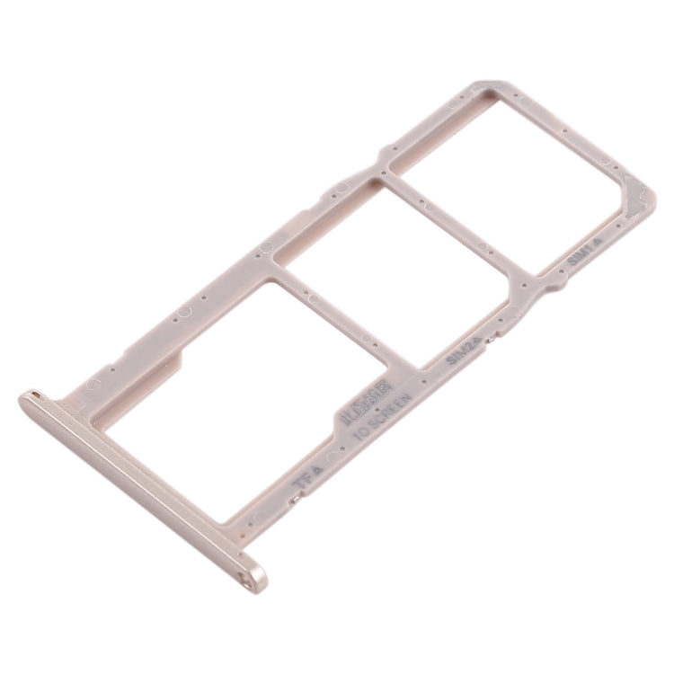 SIM Card Tray + Micro SD Card Tray for Huawei Y5 Prime (2018) / Honor Play 7 (Gold) - Card Socket by PMc TechLife | Online Shopping South Africa | PMc TechLife | Buy Now Pay Later Mobicred