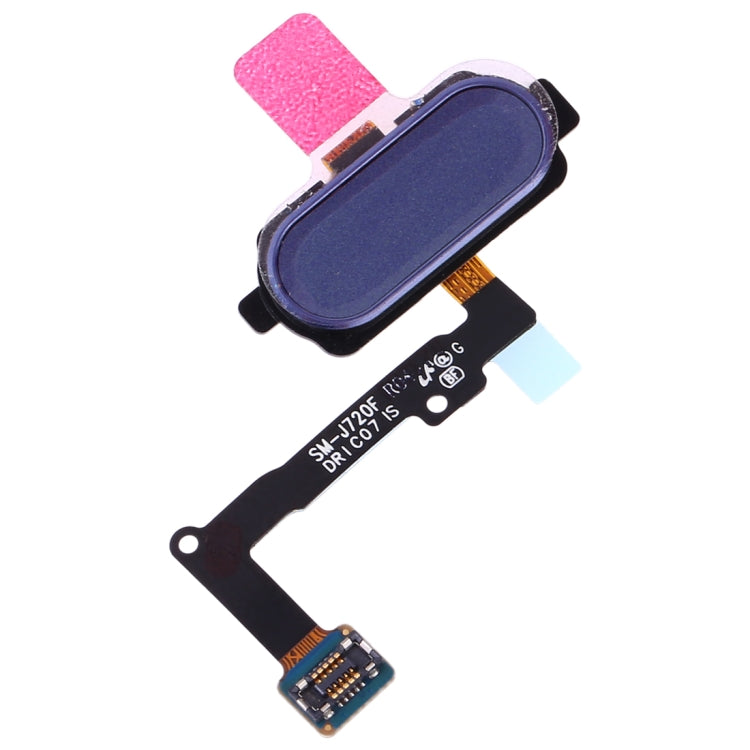 For Galaxy J7 Duo SM-J720F Fingerprint Sensor Flex Cable(Blue) - Flex Cable by PMC Jewellery | Online Shopping South Africa | PMC Jewellery | Buy Now Pay Later Mobicred