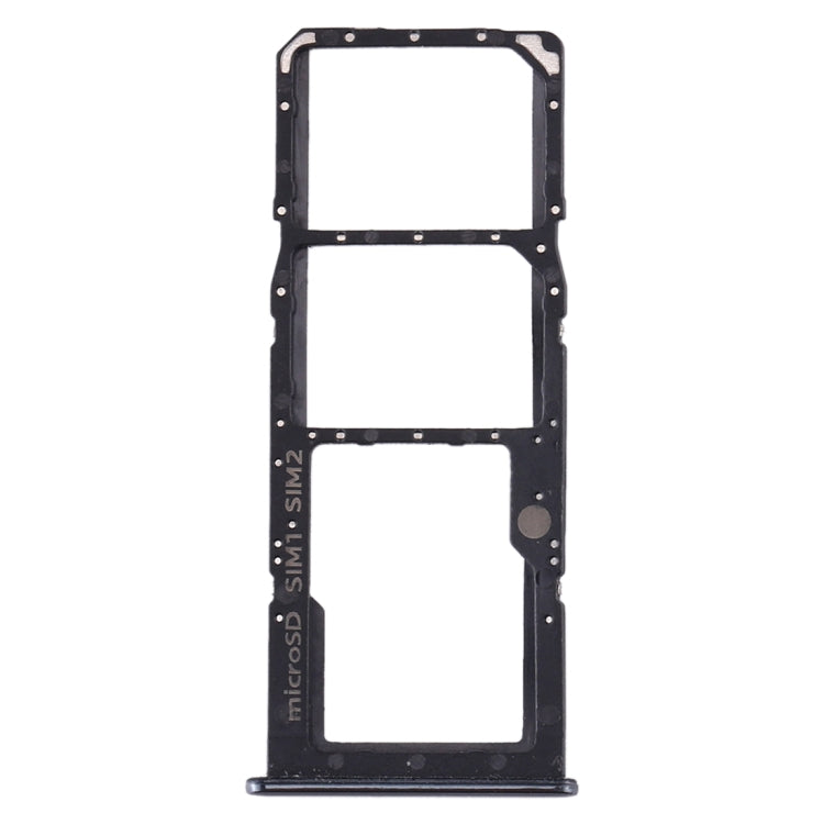 For Samsung Galaxy A30s SIM Card Tray + SIM Card Tray + Micro SD Card Tray (Black) - free shipping - PMc TechLife - Order now!