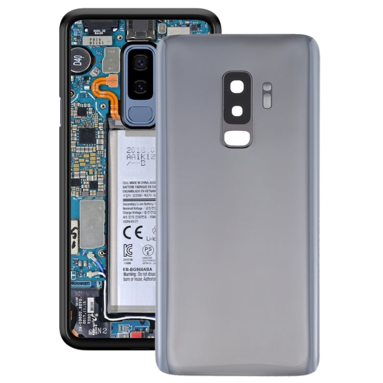 For Galaxy S9+ Battery Back Cover with Camera Lens (Grey) - free shipping - PMc TechLife - Order now!