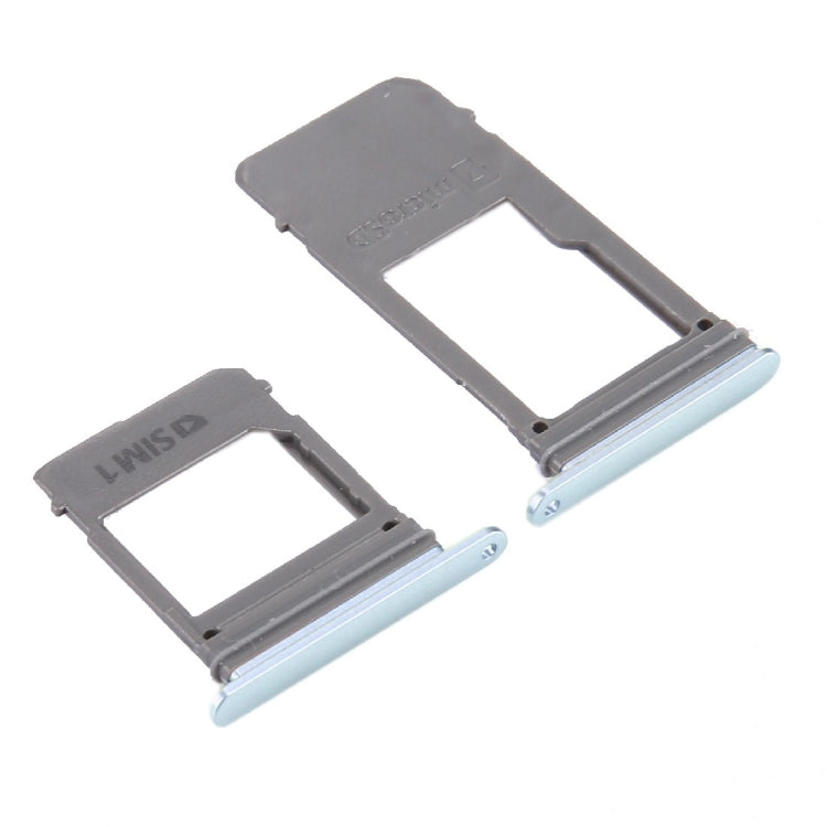 For Galaxy A5 (2017) / A520 & A7 (2017) / A720 SIM Card Tray + Micro SD Card Tray, Single Card (Blue) - free shipping - PMc TechLife - Order now!