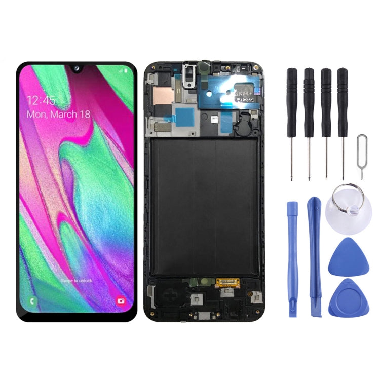 Original LCD Screen with Frame for Galaxy A50 SM-A505F with Digitizer Full Assembly(Black) - free shipping - PMc TechLife - Order now!