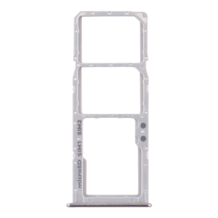 For Samsung Galaxy A51 / A515 SIM Card Tray + SIM Card Tray + Micro SD Card Tray (Silver) - free shipping - PMc TechLife - Order now!