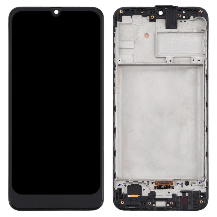 TFT LCD Screen for Samsung Galaxy M21 / SM-M215 Digitizer Full Assembly with Frame (Black) - free shipping - PMc TechLife - Order now!